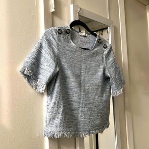 Zara crop blouse